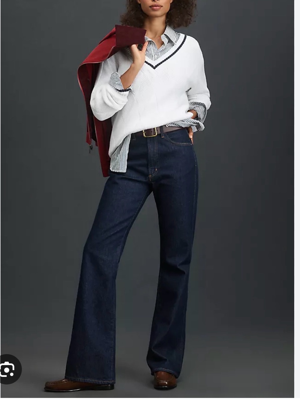 Agolde Leena Hi Rise Boot Cut Jeans
